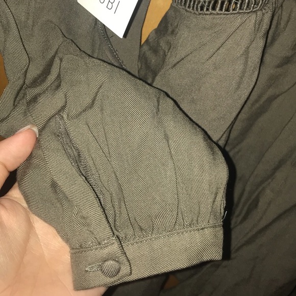 Army Green TOBI Romper - Picture 5 of 6